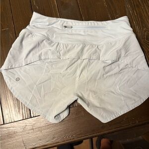 lululemon athletica Light Gray Athletic Shorts